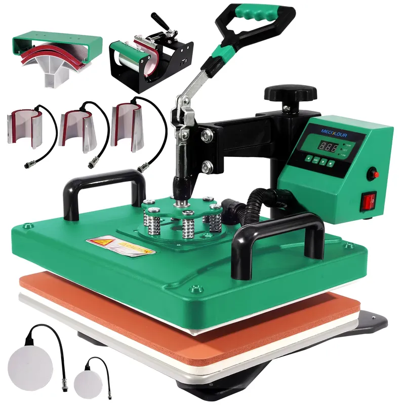 T Shirt Printing Machine 8 In 1 - Многофункциональный термопресс 8 в 1 для
