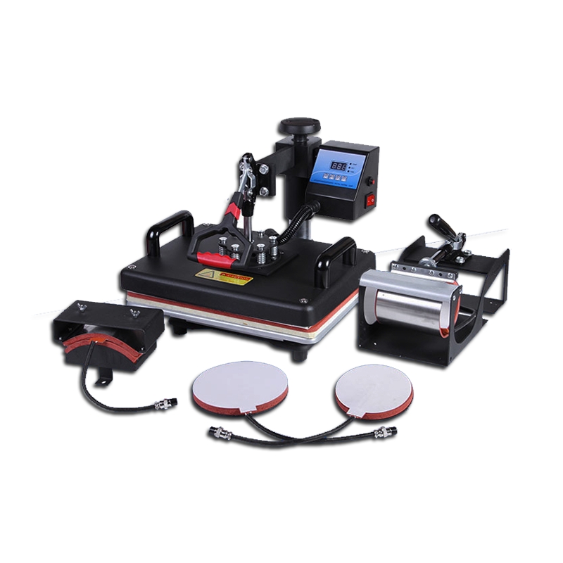 Cap Heat Press Machine - Многофункциональный термопресс 5-в-1 для футболок, 29*38