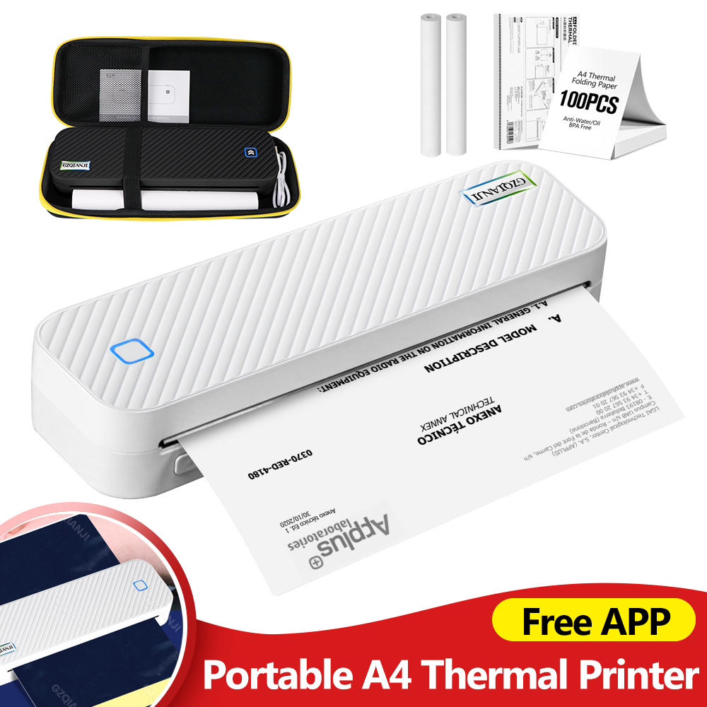 Sublimation Paper A4 100 Sheets - Портативный термопринтер формата А4, Bluetooth, фотографии,