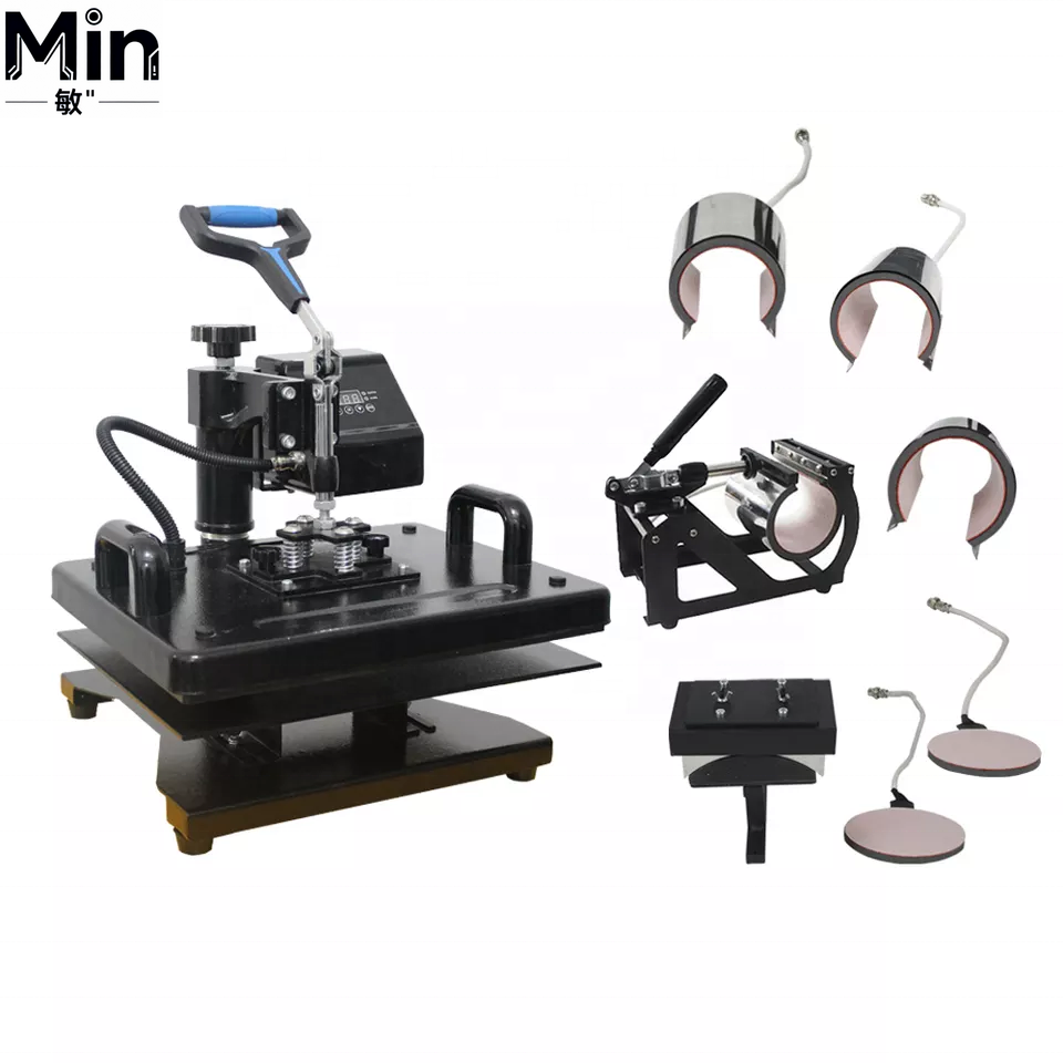 T Shirt Printing Machine 8 In 1 - Многофункциональный термопресс 8 в 1 для