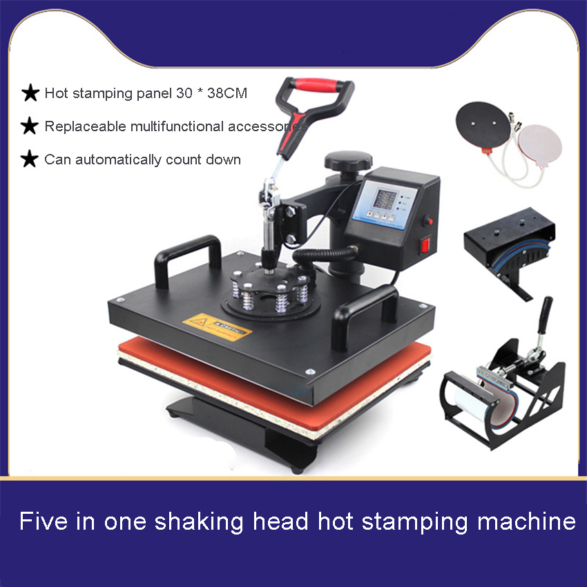 Heat Press Machine 38X38 - 29*38 см, пяти в одном, машина