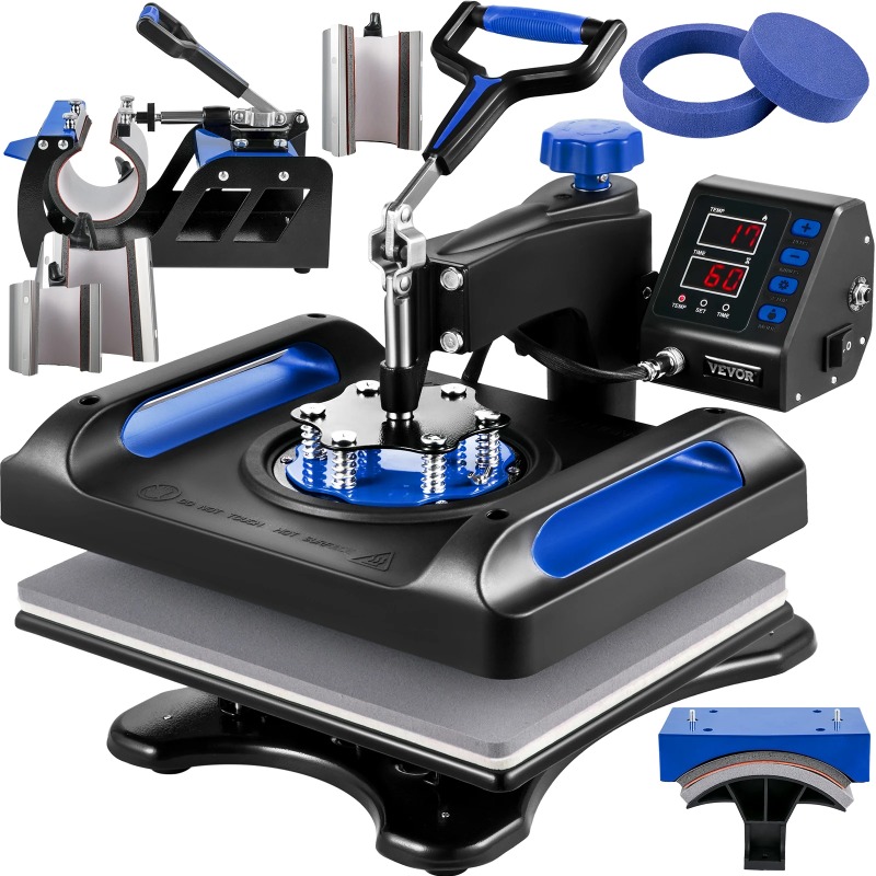 T Shirt Printing Machine 8 In 1 - Комбинированный термопресс 8 в 1, 12x15