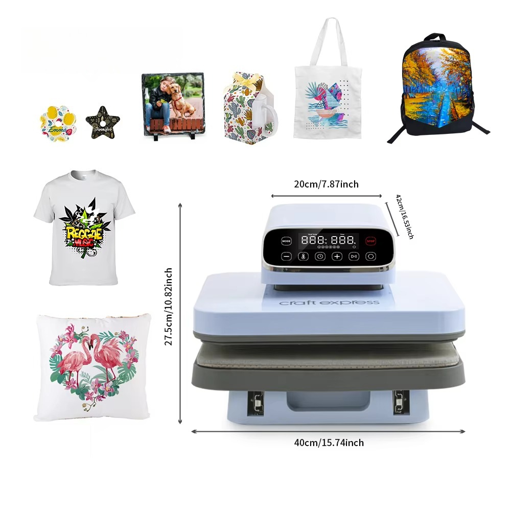 Heat Press Machine 15X15 Auto Open - Автоматический термопресс с выдвижным столом 15x15