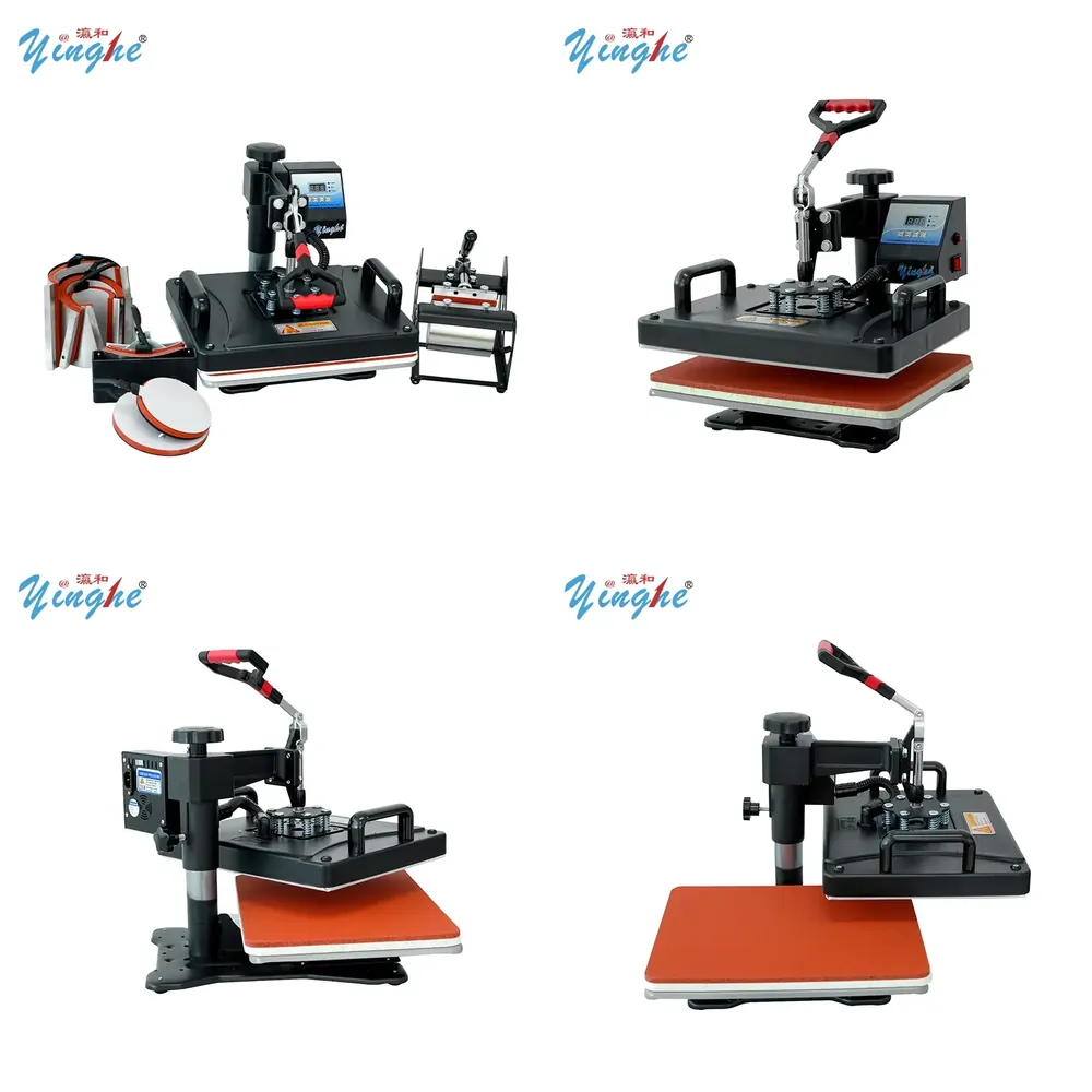 Новая цифровая термопресс-маши – обзор и цена T Shirt Printing Machine 8 In 1