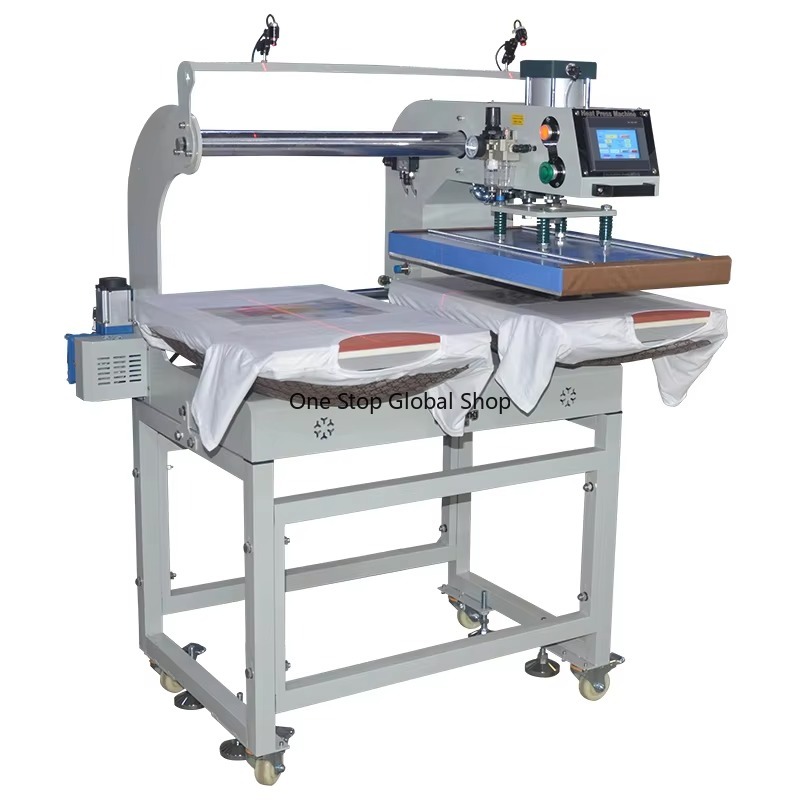 Автоматический пневматический  – обзор и цена Heat Press Machine 38X38