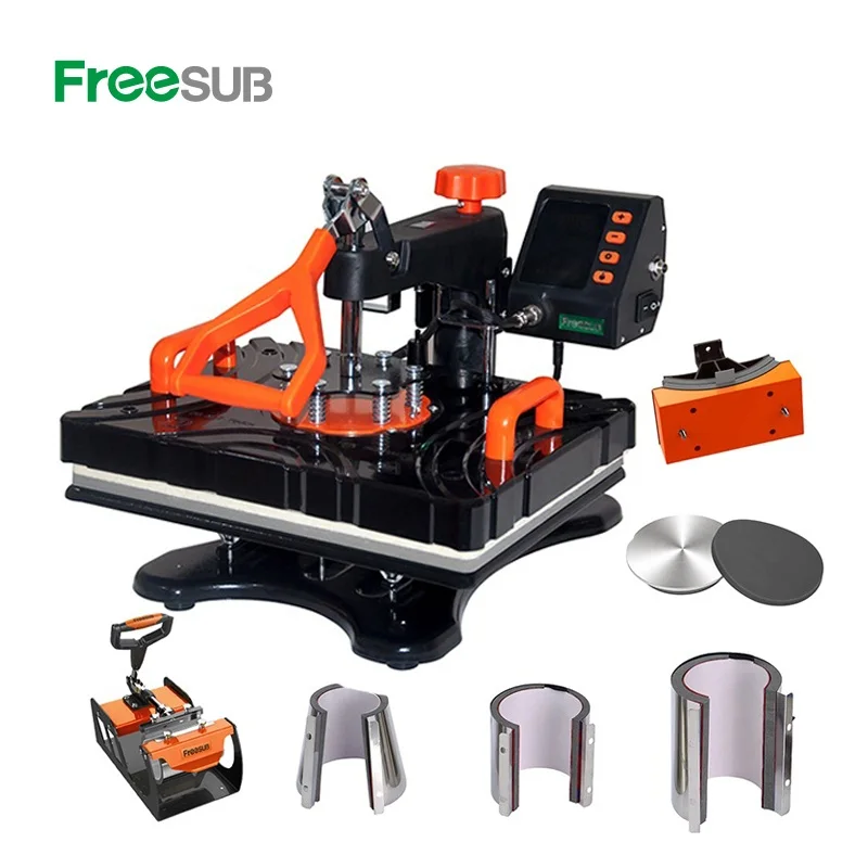 Многофункциональная машина для – обзор и цена T Shirt Printing Machine 8 In 1