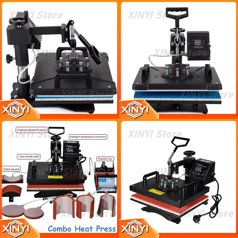 Многофункциональный термопресс – обзор и цена T Shirt Printing Machine 8 In 1