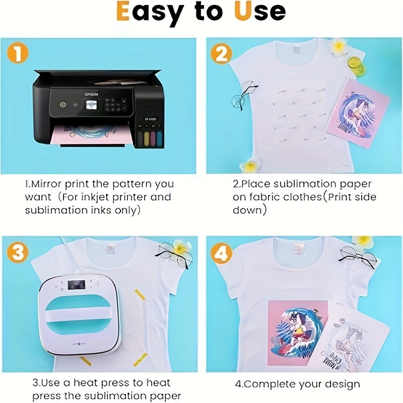 100 листов сублимационной бума – обзор и цена Sublimation Paper A4 100 Sheets