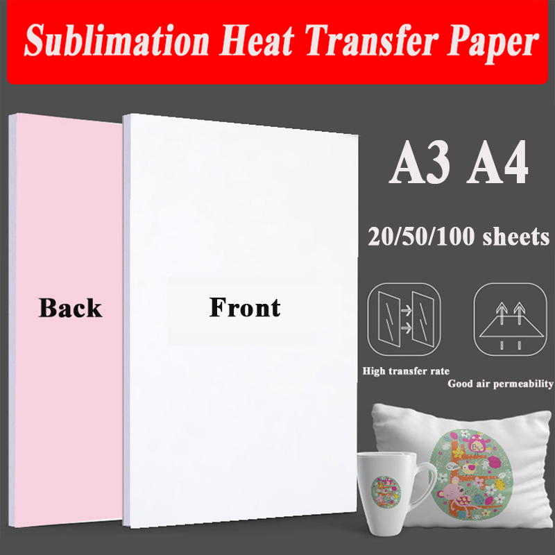 Бумага для термопечати А4, А3, – обзор и цена Sublimation Paper A4 100 Sheets