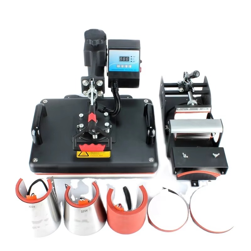 Комбинированный термопресс 8 в – обзор и цена T Shirt Printing Machine 8 In 1
