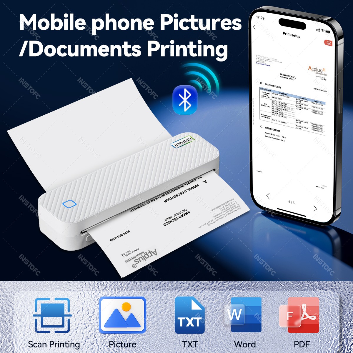 Портативный термопринтер форма – обзор и цена Sublimation Paper A4 100 Sheets