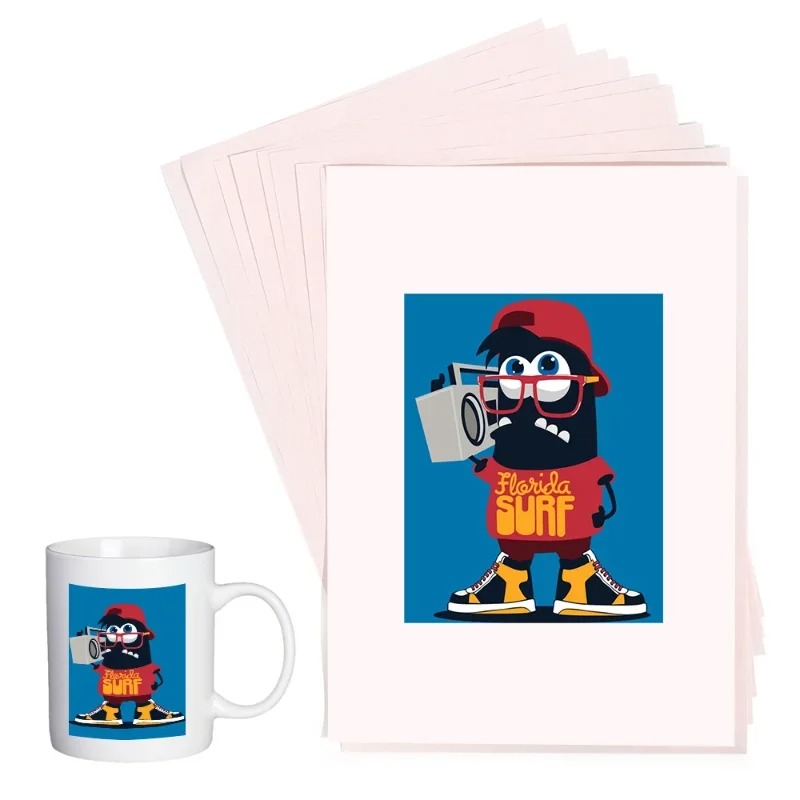 100-10 шт. A4 сублимационная т – обзор и цена Sublimation Paper A4 100 Sheets