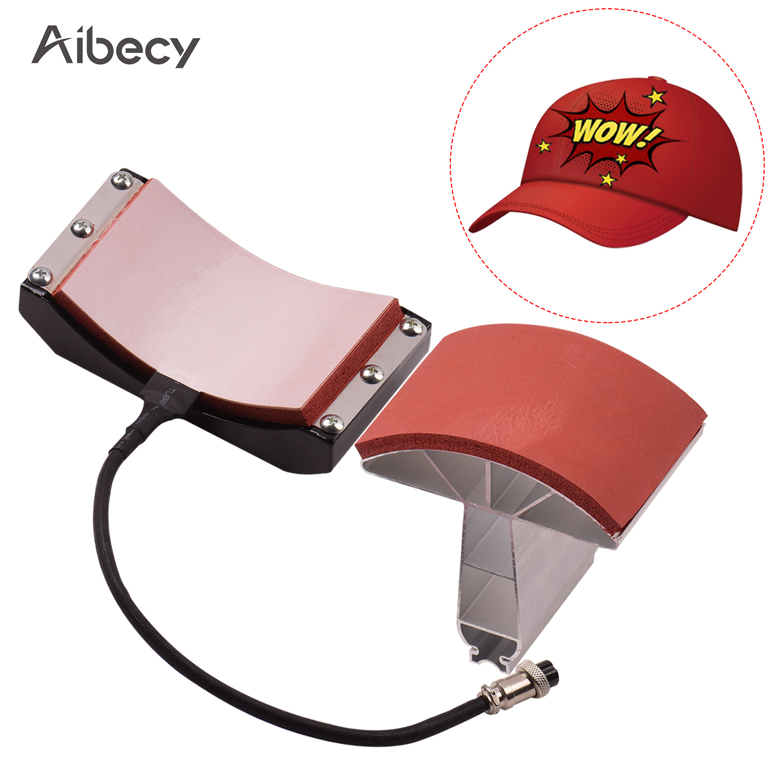 Нагревательное крепление Aibec – обзор и цена Cap Heat Press Machine