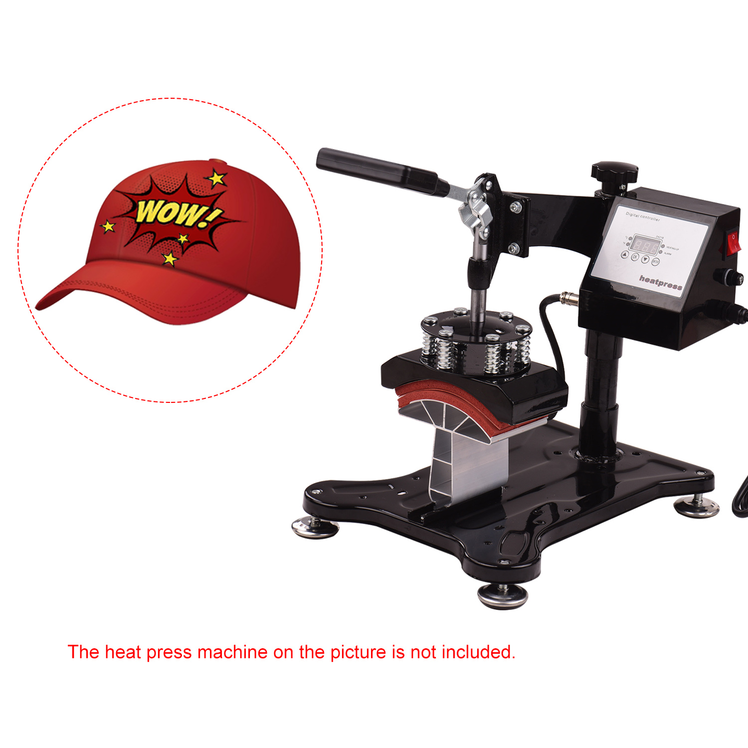 Нагревательное крепление Aibec – обзор и цена Cap Heat Press Machine
