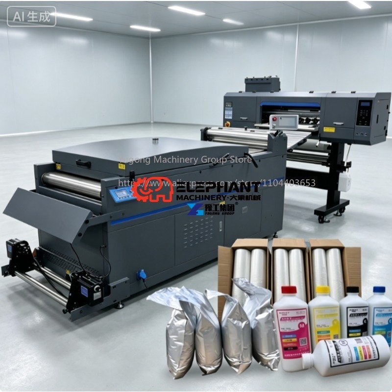 Новый 2-головочный струйный DT – обзор и цена Dtf Printer 60Cm With Shaker