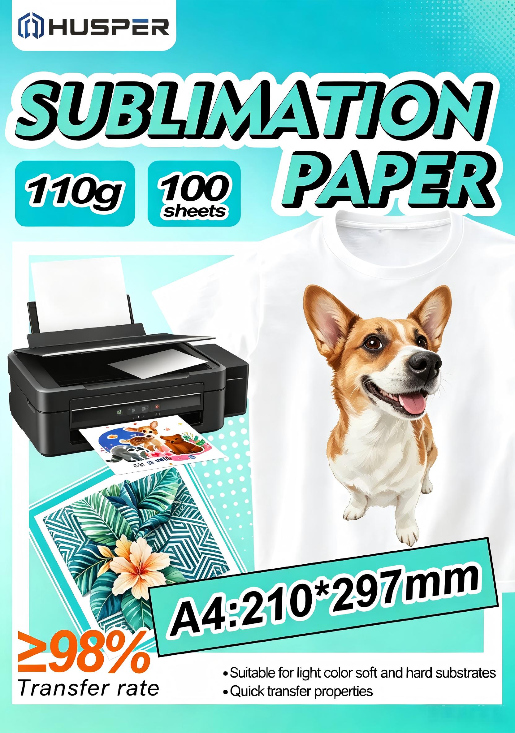 100 листов сублимационной бума – обзор и цена Sublimation Paper A4 100 Sheets