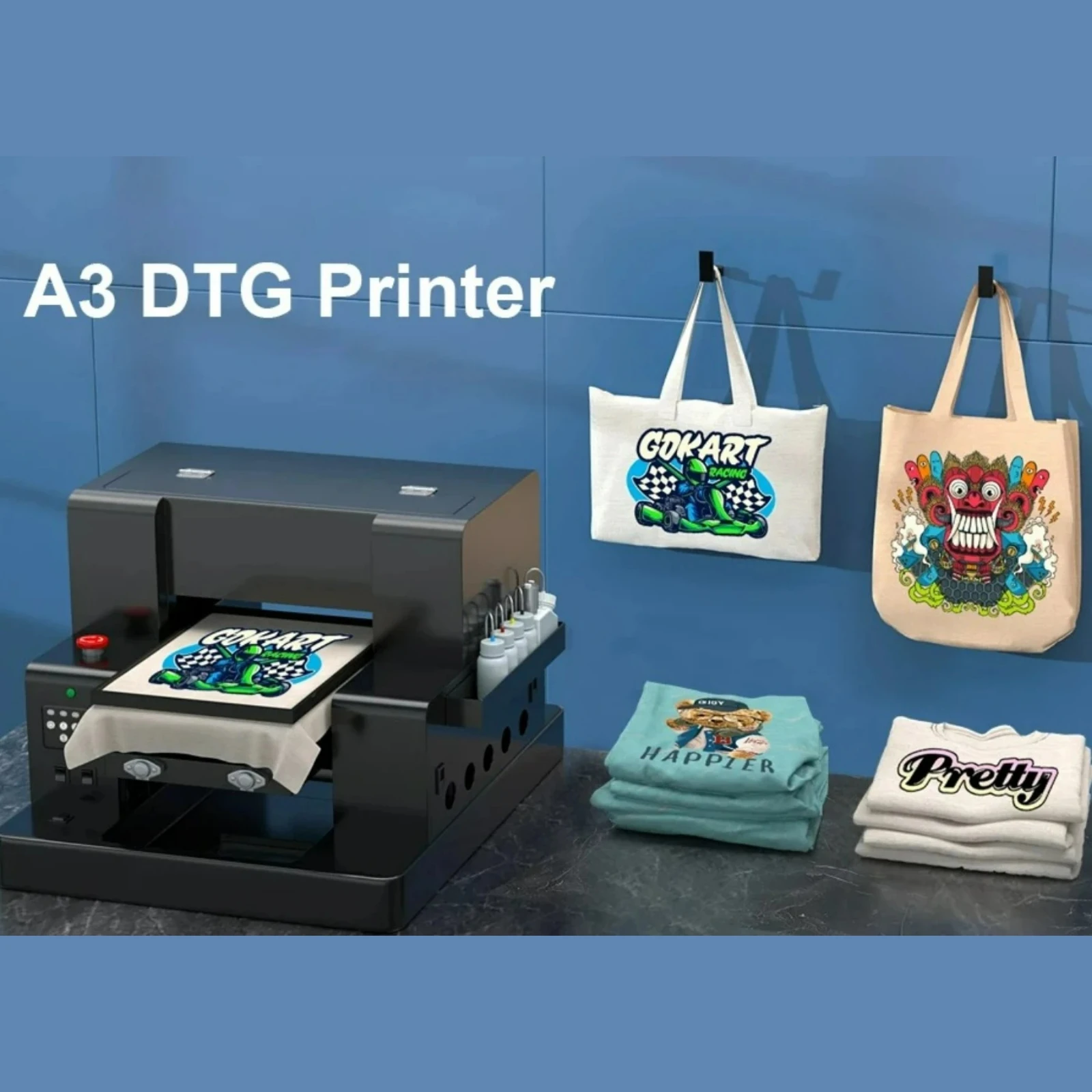 SIHAO A3 – планшетный принтер  – обзор и цена Dtg Printer A3 Textile