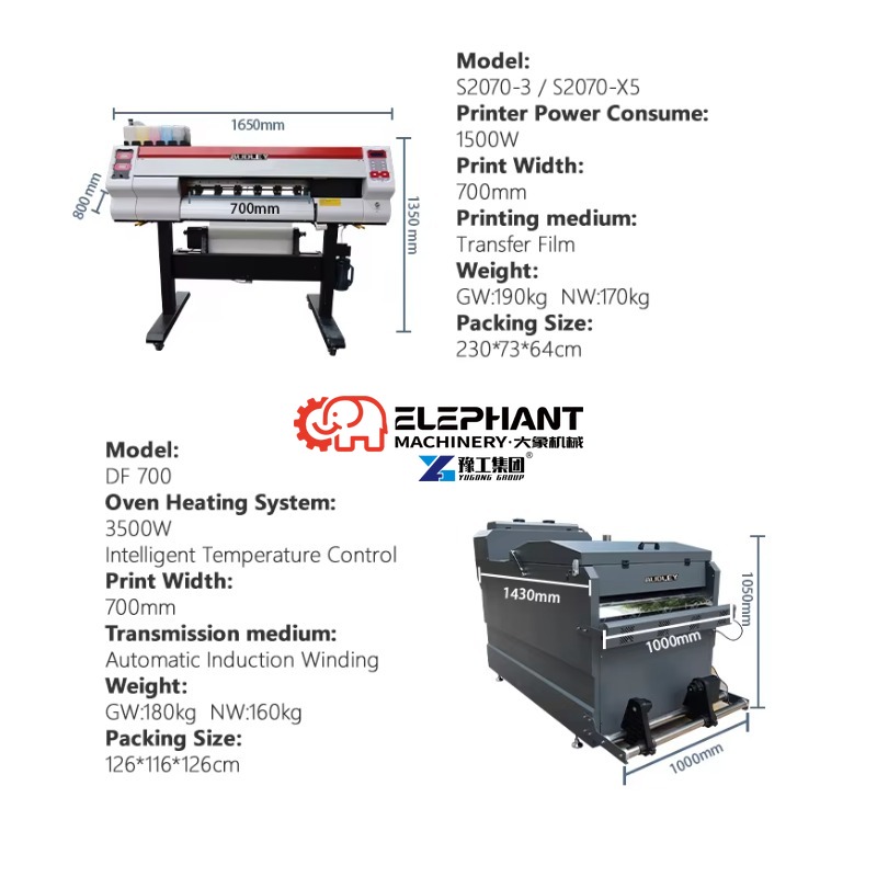 Цифровой DTF-принтер Audley 60 – обзор и цена Dtf Printer 60Cm With Shaker