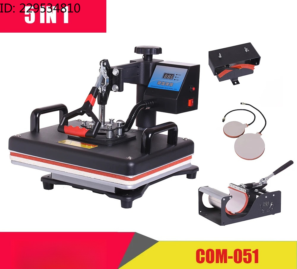 Термопресс 5-в-1 для сублимаци – обзор и цена Cap Heat Press Machine
