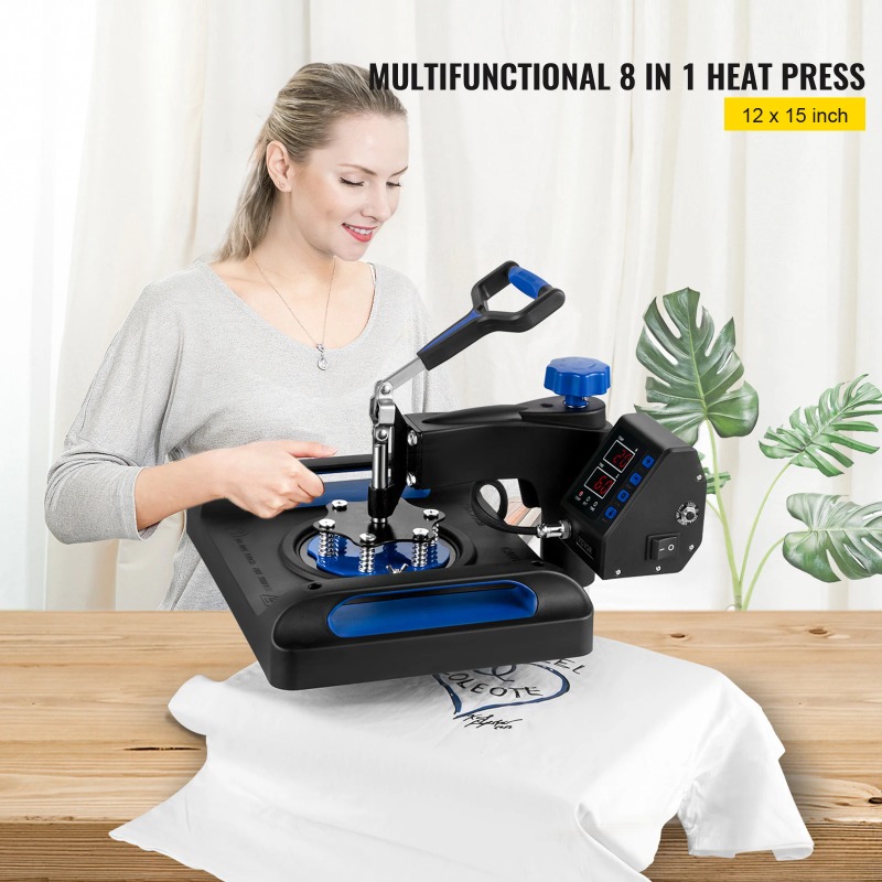 Комбинированный термопресс 8 в – обзор и цена T Shirt Printing Machine 8 In 1